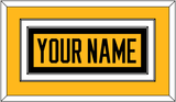 Pittsburgh Nameplate - Alternate Gold (2018-2021) - Double Mat 2