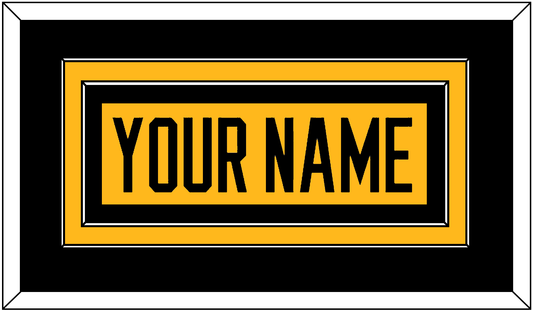 Pittsburgh Nameplate - Alternate Gold (2018-2021) - Signature Tier 3