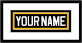 Pittsburgh Nameplate - Road/Alternate Black (1995-2002) - Double Mat 1
