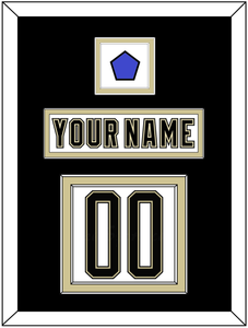 Pittsburgh Nameplate & Number (Back) With Jersey Patch - 2014 Stadium Series White - Double Mat 3