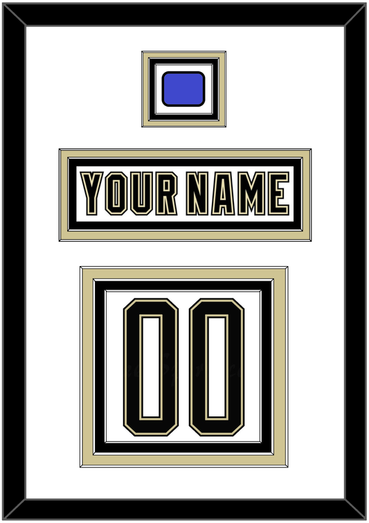 Pittsburgh Nameplate & Number (Back) With Jersey Patch - 2014 Stadium Series White - Premier Tier 1