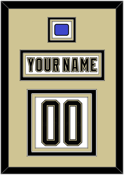 Pittsburgh Nameplate & Number (Back) With Jersey Patch - 2014 Stadium Series White - Premier Tier 2