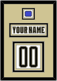 Pittsburgh Nameplate & Number (Back) With Jersey Patch - 2014 Stadium Series White - Triple Mat 2