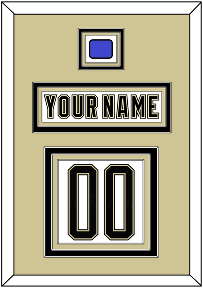 Pittsburgh Nameplate & Number (Back) With Jersey Patch - 2014 Stadium Series White - Premier Tier 2
