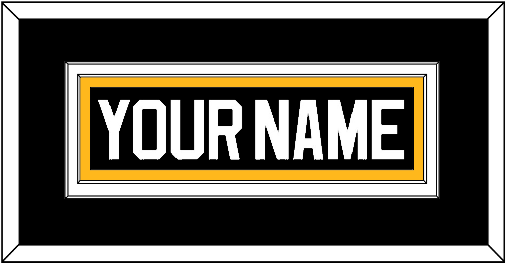 Pittsburgh Nameplate - Road/Alternate Black (1995-2002) - Signature Tier 3