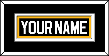 Pittsburgh Nameplate - Road/Alternate Black (1995-2002) - Signature Tier 3
