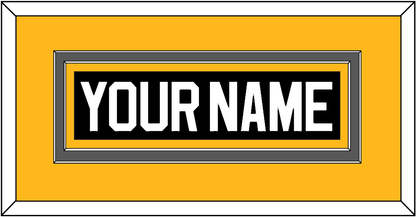 Pittsburgh Nameplate - Road/Alternate Black (1995-2002) - Signature Tier 4