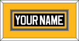 Pittsburgh Nameplate - Road/Alternate Black (1995-2002) - Double Mat 4
