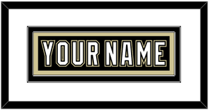 Pittsburgh Nameplate - Black Jersey (2000-2007) - Double Mat 1