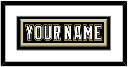 Pittsburgh Nameplate - Home Black (2007-2016) - Signature Tier 1
