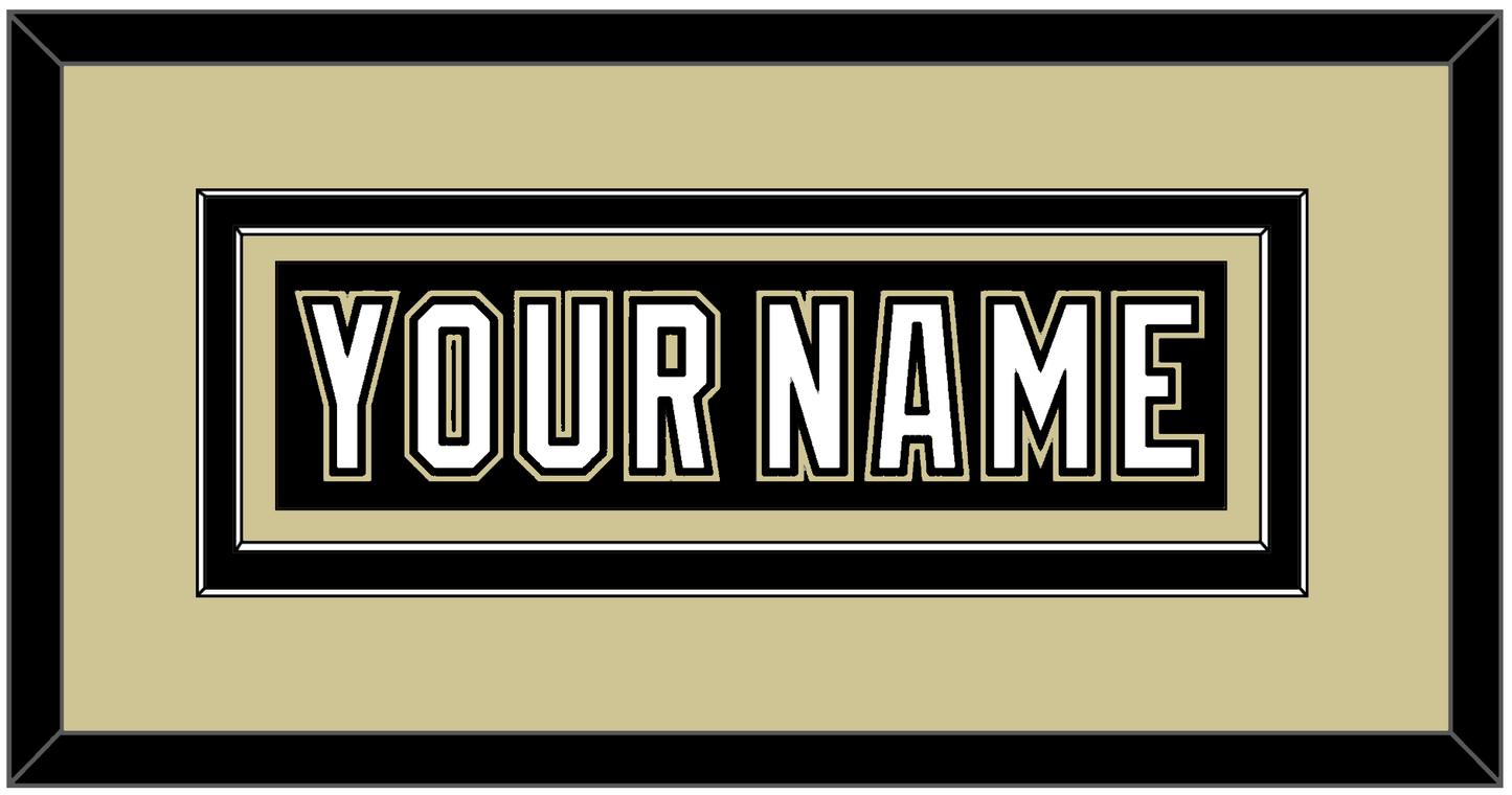 Pittsburgh Nameplate - Black Jersey (2000-2007) - Signature Tier 2