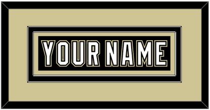 Pittsburgh Nameplate - Black Jersey (2000-2007) - Signature Tier 2