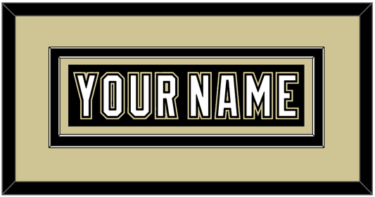 Pittsburgh Nameplate - Home Black (2007-2016) - Signature Tier 2