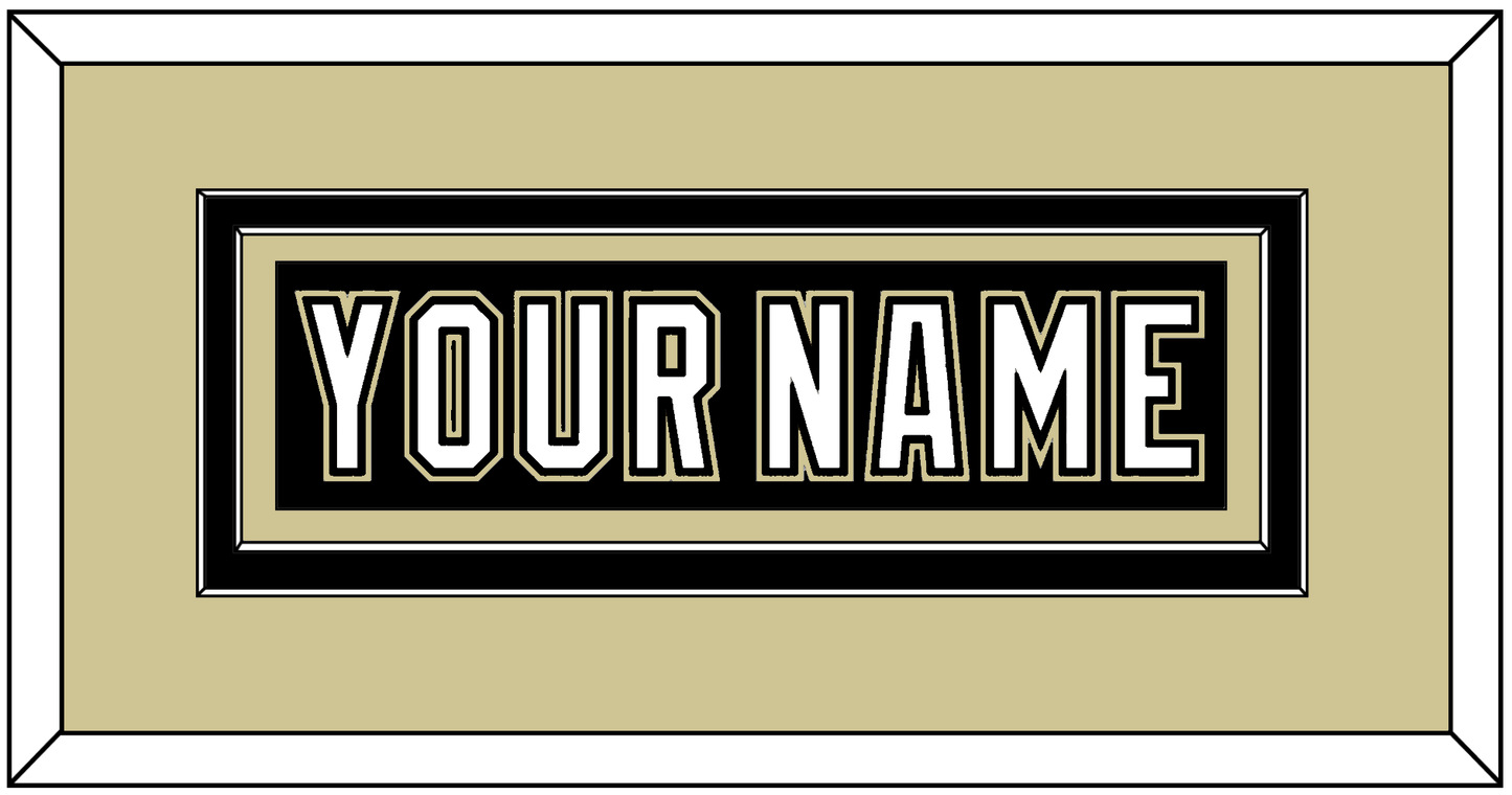 Pittsburgh Nameplate - Home Black (2007-2016) - Signature Tier 2