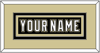 Pittsburgh Nameplate - Home Black (2007-2016) - Signature Tier 2