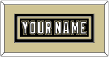 Pittsburgh Nameplate - Home Black (2007-2016) - Double Mat 2