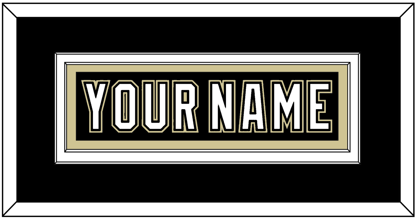 Pittsburgh Nameplate - Black Jersey (2000-2007) - Signature Tier 3