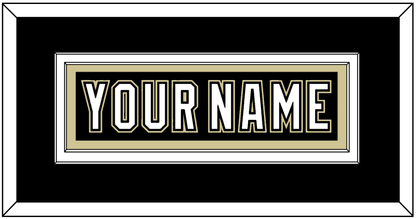 Pittsburgh Nameplate - Black Jersey (2000-2007) - Signature Tier 3
