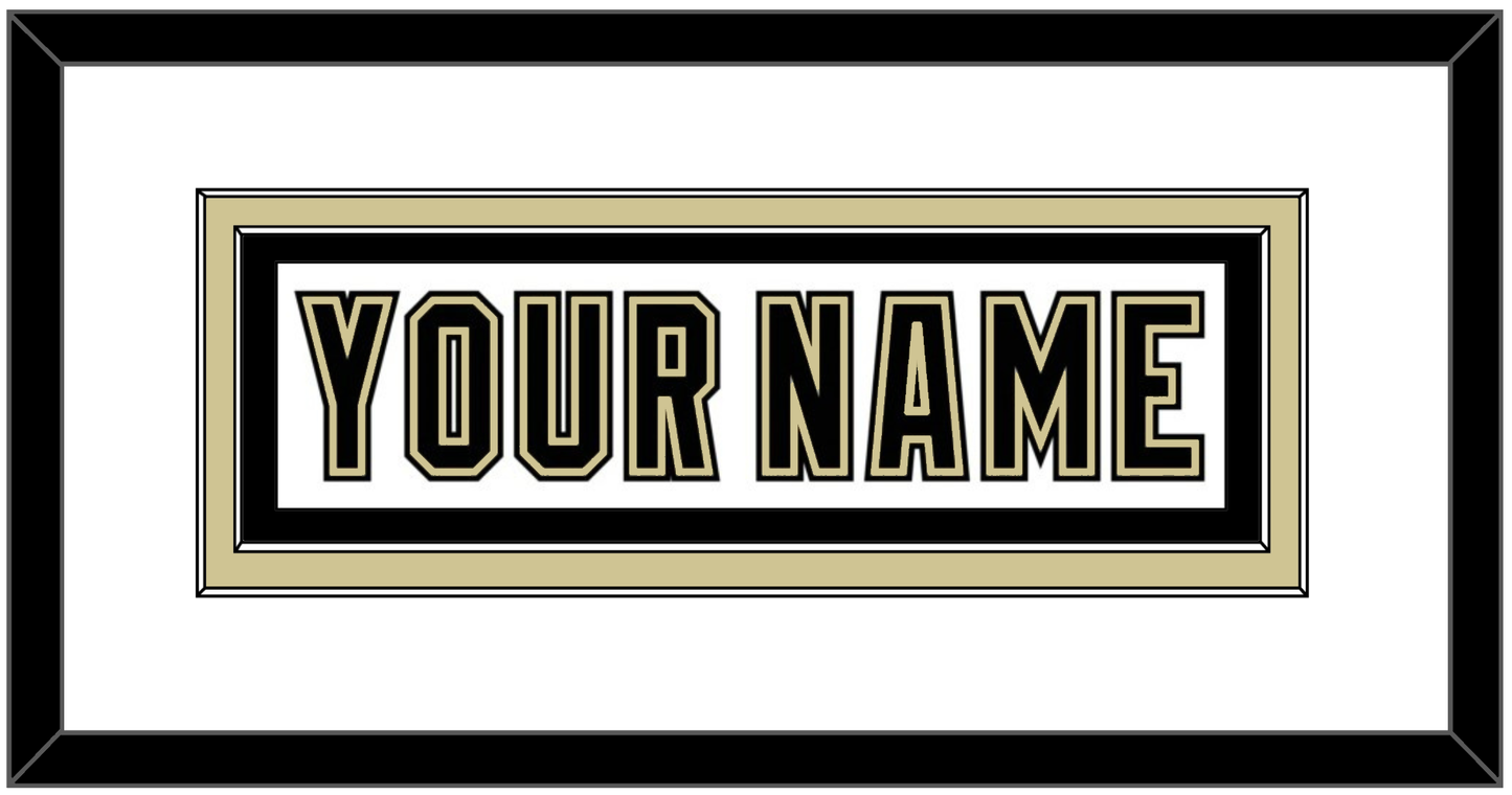 Pittsburgh Nameplate - Road White (2007-2016) - Signature Tier 1
