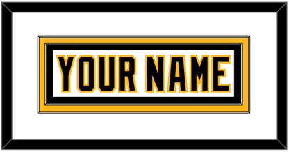 Pittsburgh Nameplate - Home White (1992-2002) - Signature Tier 1