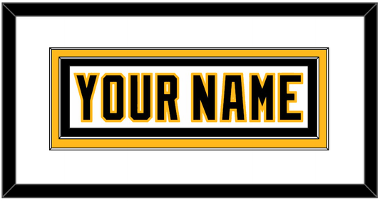 Pittsburgh Nameplate - Home White (1992-2002) - Signature Tier 1