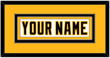 Pittsburgh Nameplate - Home White (1992-2002) - Signature Tier 3