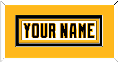 Pittsburgh Nameplate - Home White (1992-2002) - Signature Tier 3
