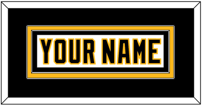 Pittsburgh Nameplate - Home White (1992-2002) - Signature Tier 2