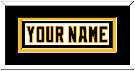 Pittsburgh Nameplate - Home White (1992-2002) - Signature Tier 2
