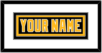Pittsburgh Nameplate - Road Black (1992-1997) - Signature Tier 1