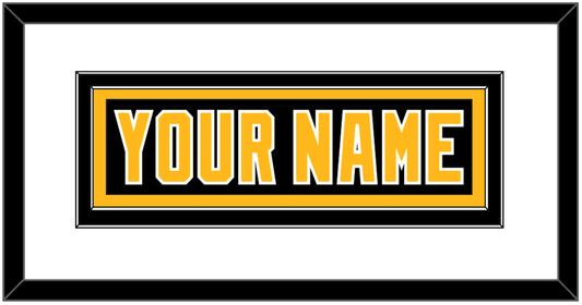 Pittsburgh Nameplate - Road Black (1992-1997) - Signature Tier 1