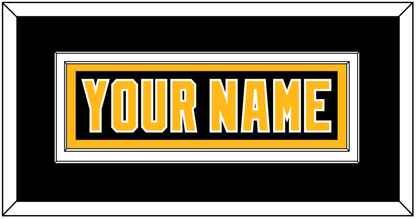 Pittsburgh Nameplate - Road Black (1992-1997) - Signature Tier 2