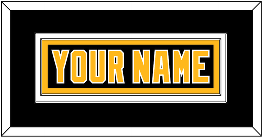 Pittsburgh Nameplate - Road Black (1992-1997) - Signature Tier 2