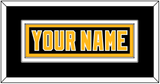 Pittsburgh Nameplate - Road Black (1992-1997) - Double Mat 2