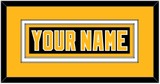 Pittsburgh Nameplate - Road Black (1992-1997) - Double Mat 3