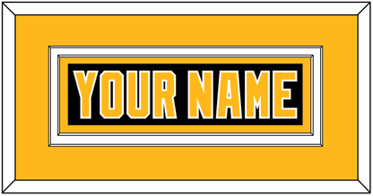 Pittsburgh Nameplate - Road Black (1992-1997) - Signature Tier 3
