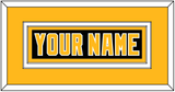 Pittsburgh Nameplate - Road Black (1992-1997) - Double Mat 3