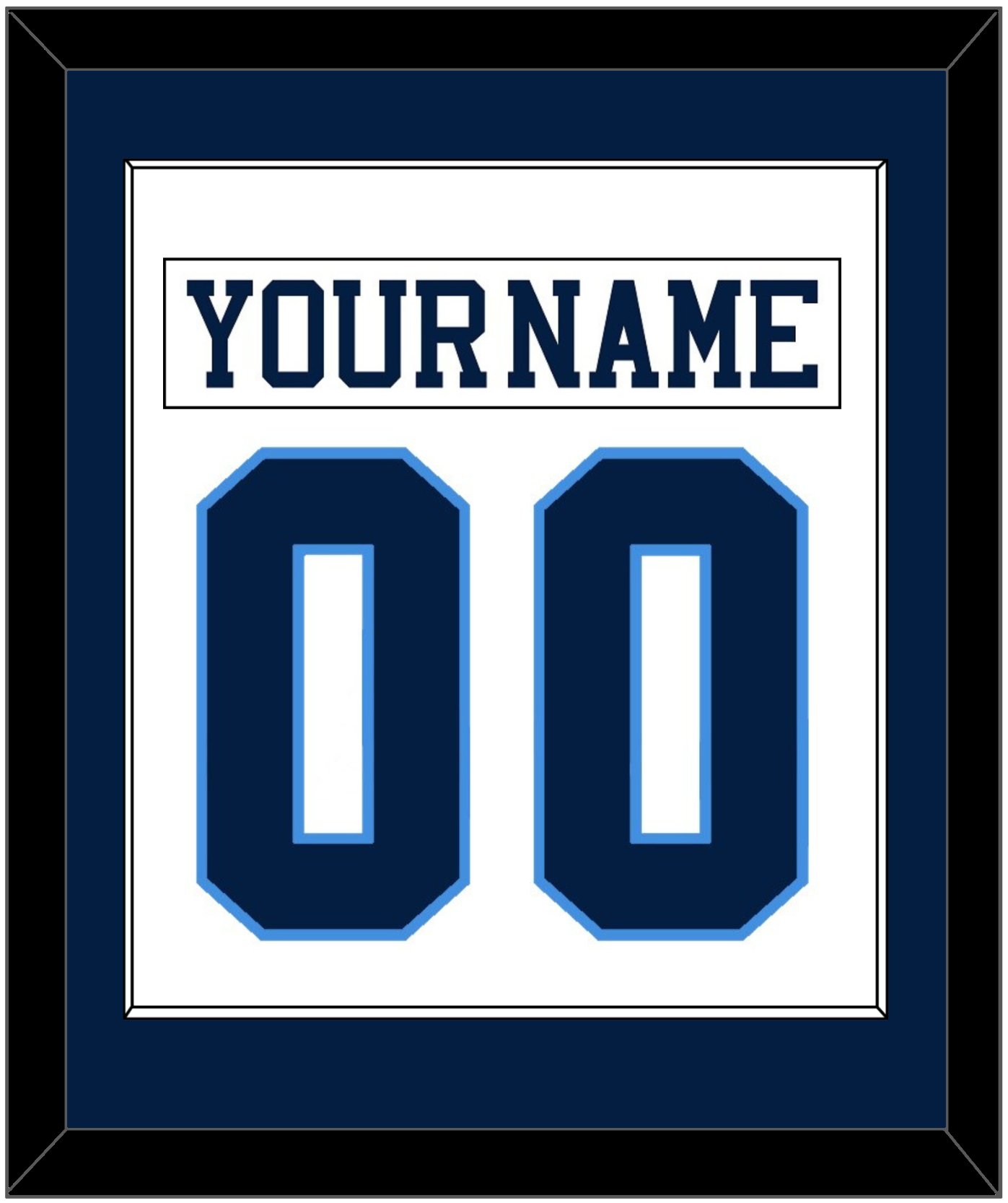 Pittsburgh Nameplate & Number (Back) Combined - Home White (1977-1980) - Essential Tier 1