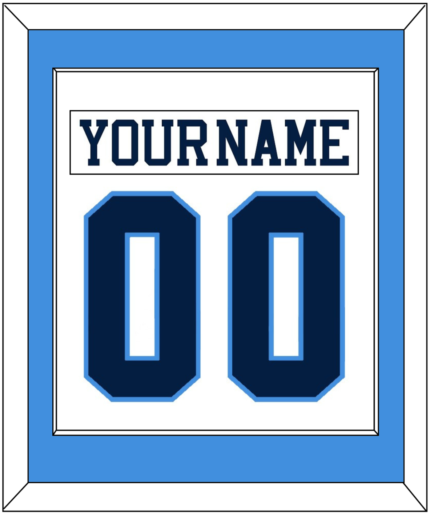 Pittsburgh Nameplate & Number (Back) Combined - Home White (1977-1980) - Essential Tier 2