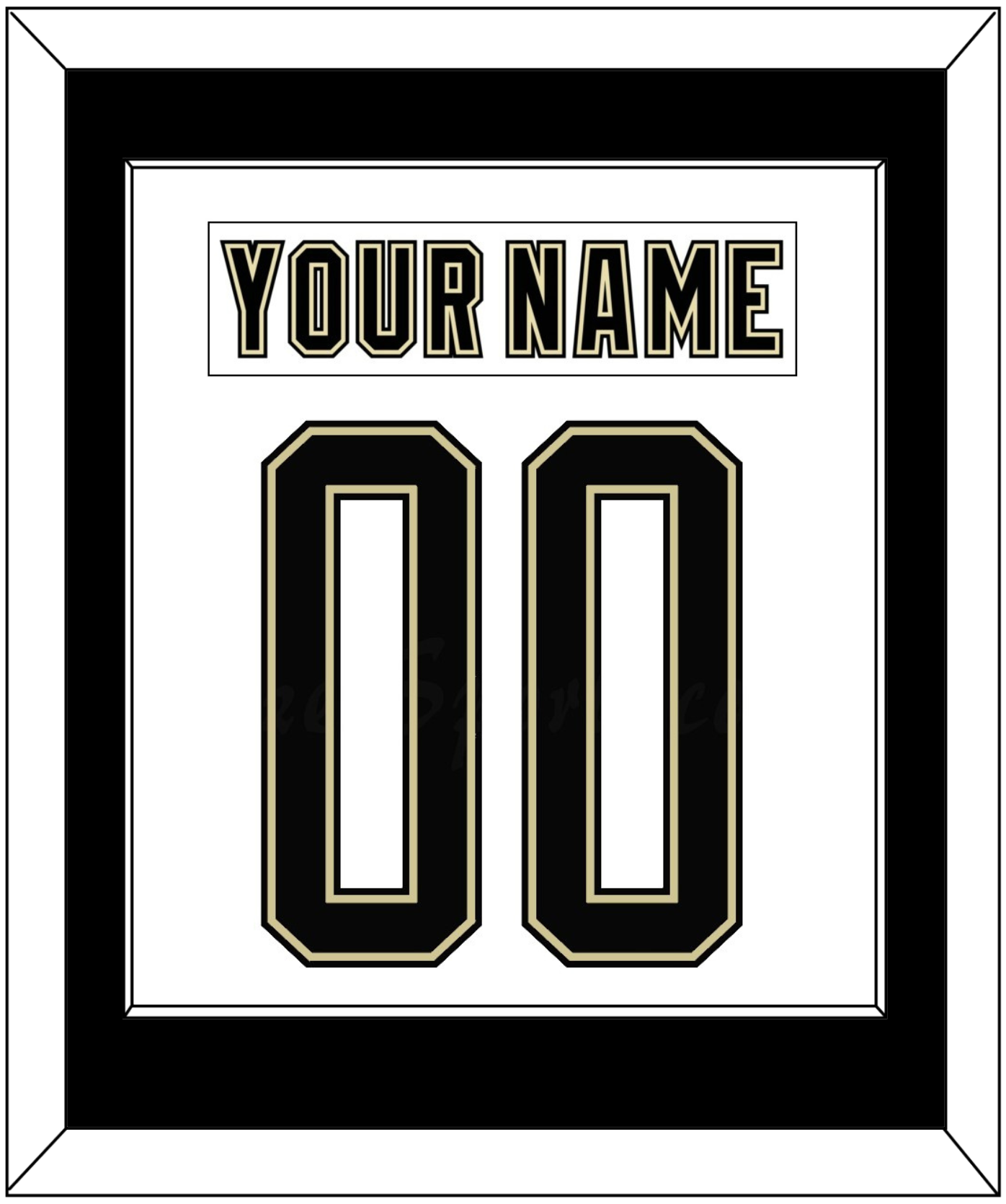 Pittsburgh Nameplate & Number (Back) Combined - 2014 Stadium Series White - Essential Tier 1