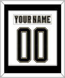 Pittsburgh Nameplate & Number (Back) Combined - 2014 Stadium Series White - Single Mat 1
