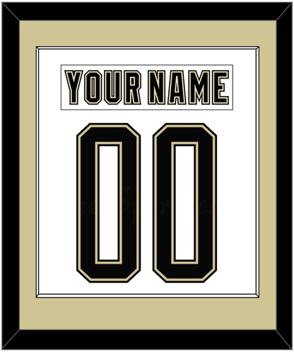 Pittsburgh Nameplate & Number (Back) Combined - 2014 Stadium Series White - Essential Tier 2