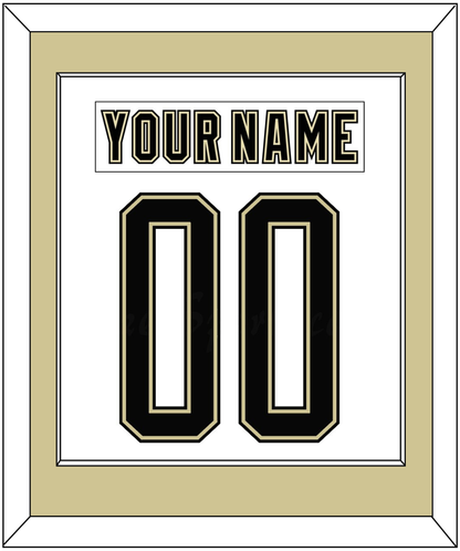 Pittsburgh Nameplate & Number (Back) Combined - 2014 Stadium Series White - Essential Tier 2