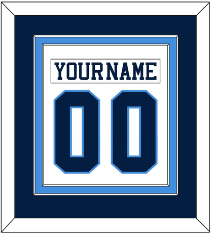 Pittsburgh Nameplate & Number (Back) Combined - Home White (1977-1980) - Signature Tier 2