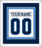 Pittsburgh Nameplate & Number (Back) Combined - Home White (1977-1980) - Double Mat 2