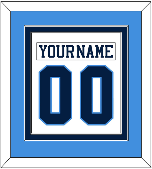 Pittsburgh Nameplate & Number (Back) Combined - Home White (1977-1980) - Signature Tier 3