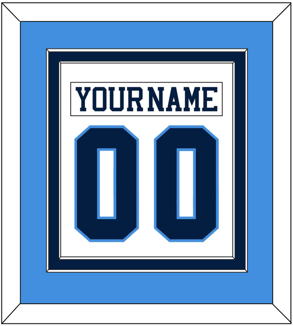 Pittsburgh Nameplate & Number (Back) Combined - Home White (1977-1980) - Double Mat 3