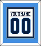 Pittsburgh Nameplate & Number (Back) Combined - Home White (1977-1980) - Double Mat 3
