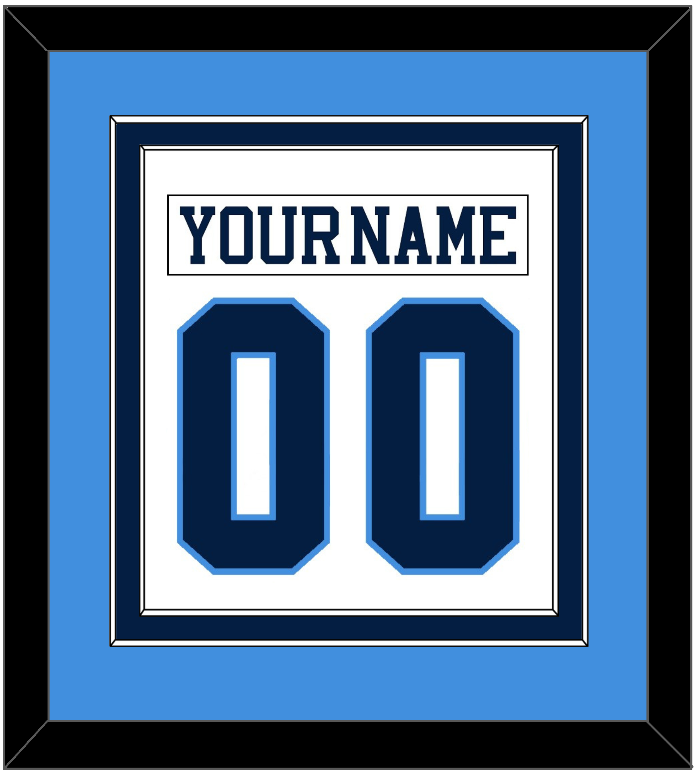 Pittsburgh Nameplate & Number (Back) Combined - Home White (1977-1980) - Signature Tier 3