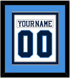 Pittsburgh Nameplate & Number (Back) Combined - Home White (1977-1980) - Double Mat 3